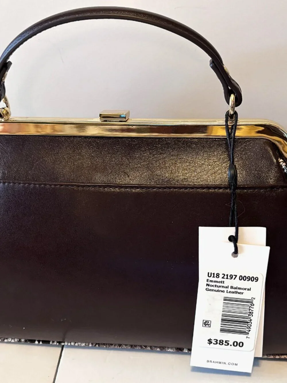 Brahmin Emmett Nocturnal Balmoral Satchel